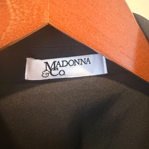 Madonna & Co contrast-panel belted blazer - Picture 4 of 7